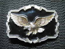 SOARING EAGLE BELT BUCKLE VINTAGE RARE GREAT AMERICAN PRODUCT 1980 USA