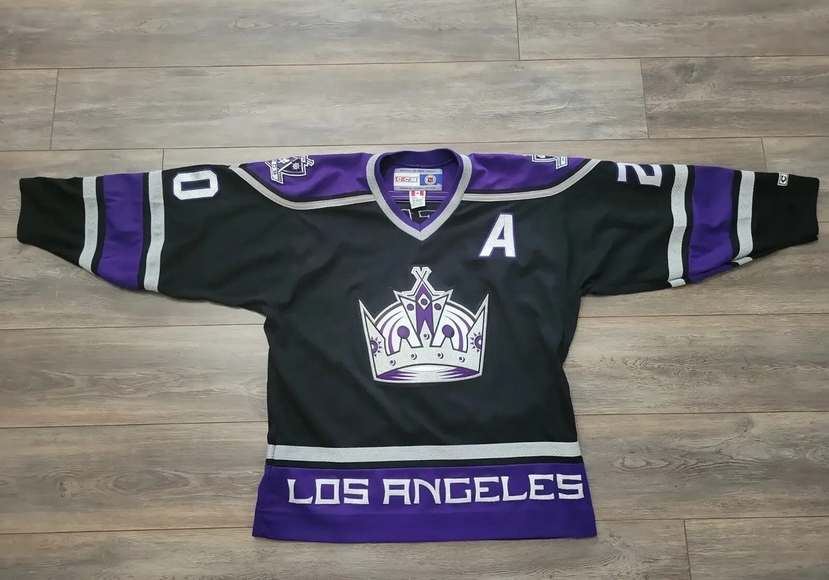 AUTHENTIC VINTAGE LUC ROBITAILLE KINGS HOCKEY JERSEY CCM KOHO