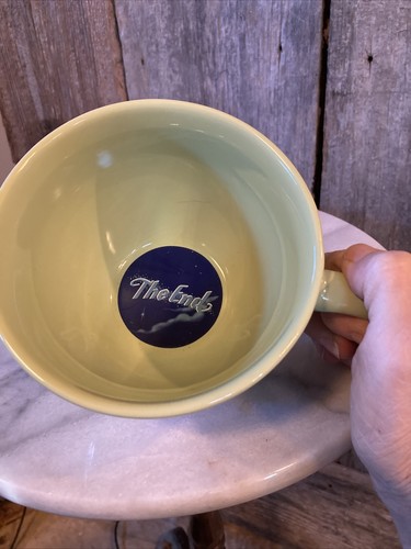 "Walt Disney Presents Peter Pan" Coffee Cup Soup Mug XL Green Tinkerbelle 16 oz - Picture 4 of 6