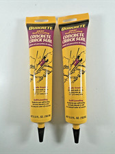 NEW SEALED 2x Quikrete 864015 5.5oz Gray Self-Leveling Concrete Crack Sealant
