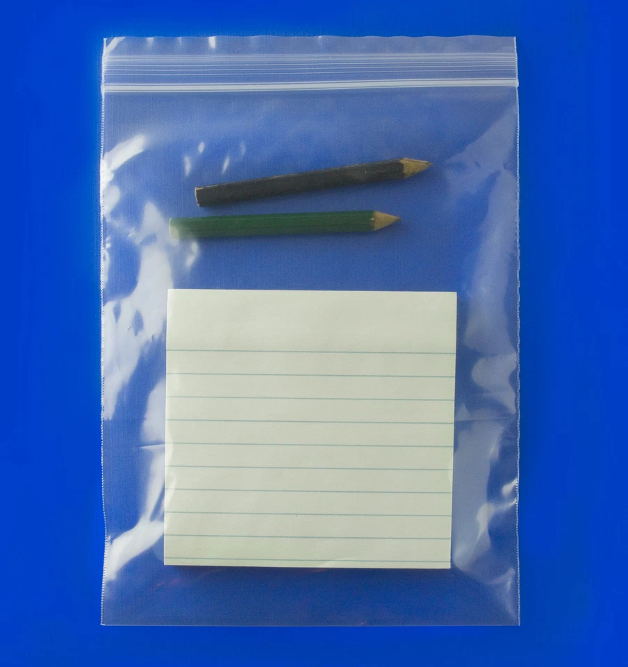 4x3 2 MIL CLEAR ZIP CLOSURE - Resealable - POLY BAGS ZIP LOCK BAGS 1000/CS - Image 3 of 3