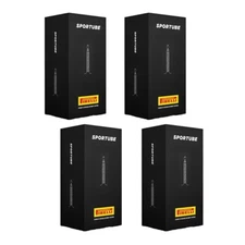 Pack of 4 - Pirelli Bicycle SporTUBE Inner Tube 700x23-30c Presta Valve PV 48mm