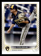 Jake Cousins 2022 Topps Gold Star SP #20 Milwaukee Brewers Rookie RC *030