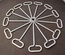 DRAIN COVER LIFTING KEYS 34 cm LG x 12 mm dia Heavy Duty manhole Steel grid hook
