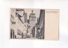 6786) GREETINGS from ROTHENBURG o. T. - Georgenstraße tower dress maker KNIVE...