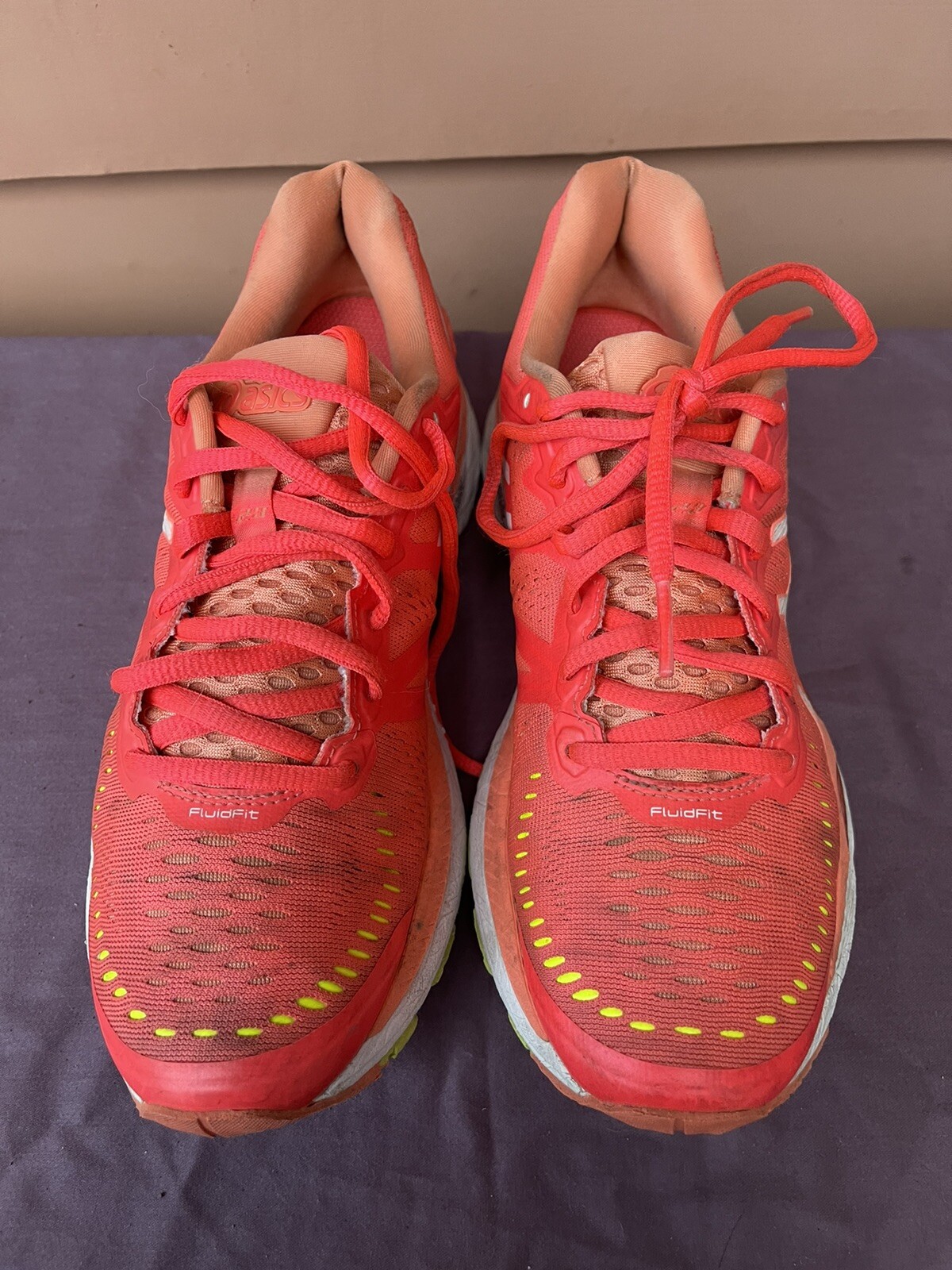 VERY RARE ASICS GEL-Kayano 23 Orange White Women EUR 38 Running