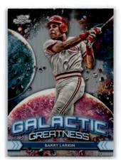2024 Topps Chrome Cosmic Barry Larkin Galactic Greatness #GG-22 Reds