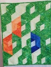 Geometric Quilted Table Decor