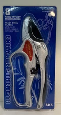 Pruning Shears 8" Anvil Ratch Alloy Steel Blades Cutters Steel Soft Handle NEW