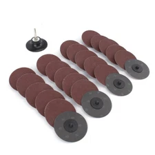 3 Inch Quick Change Roll Lock Grinding Sanding Disc 24-320# Metal Surface Polish