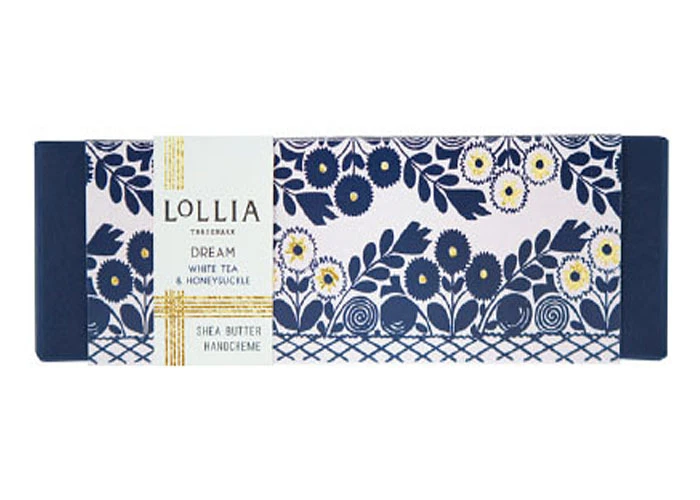 Creme para as mãos Lollia Dream chá branco e madressilva creme para manteiga de karité - Imagem 2 de 2