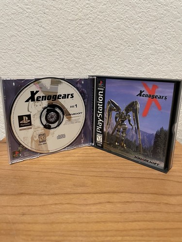 Xenogears (Sony PlayStation 1, 1998) CIB Cleaned & Tested VG Black Label PS1 - Picture 6 of 8