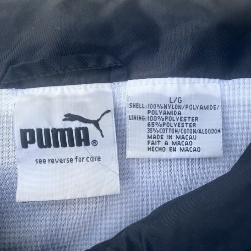 Vintage 1990s Puma Windbreaker Jacket Size L - Picture 4 of 9