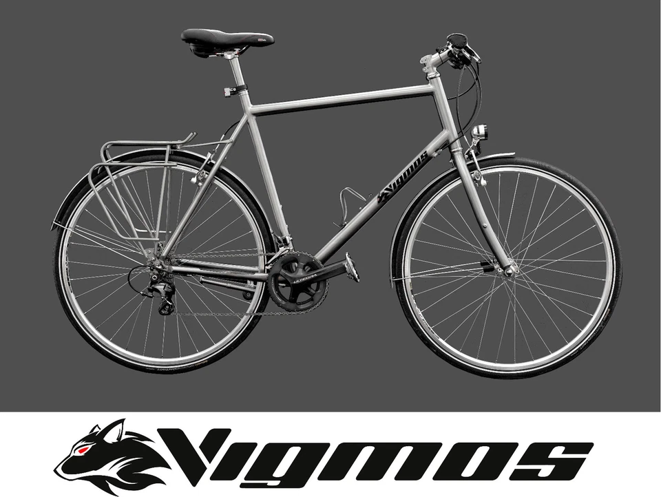 Velo Titan Rad titanium Reiserad bike Rohloff trekking pinion bicycle Gravelbike