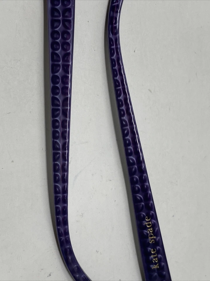 KATE SPADE ITALIA MAZIE DQ3 130mm PÚRPURA BRAZO TEMPLO PIEZAS W104 Foto 3 de 4