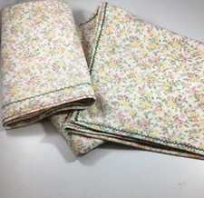 Vintage Handmade Cotton Light crib sheet blanket with Pillow Case