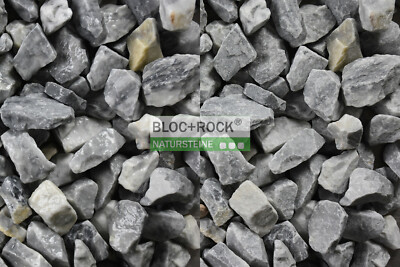Icy Blue ice Edelsplitt 1000kg BigBag Ziersplitt Zierkies weiss grau blau 