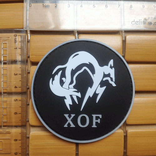 Metal Gear Solid MGS XOF Badge Special Forces Armband 3D PVC Patch - Picture 4 of 6
