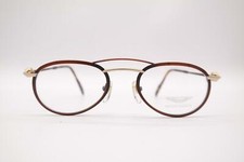 Vintage Aston Martin AM 32 Kupfer Gold oval Brille Brillengestell eyeglasses NOS