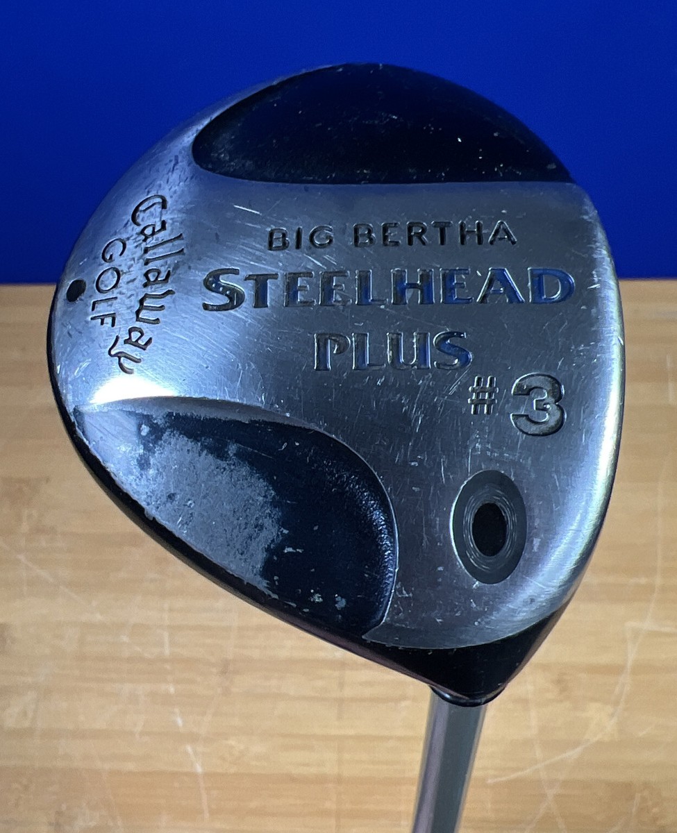 Bois 3 Callaway Big Bertha Steelhead – Manche Graphite Régulier, 43 Pouces, Bon état