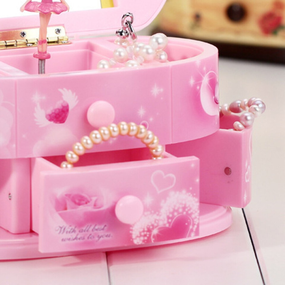 Princess Jewelry for Girls Portable Music Box Ballet Dancer Child eBay