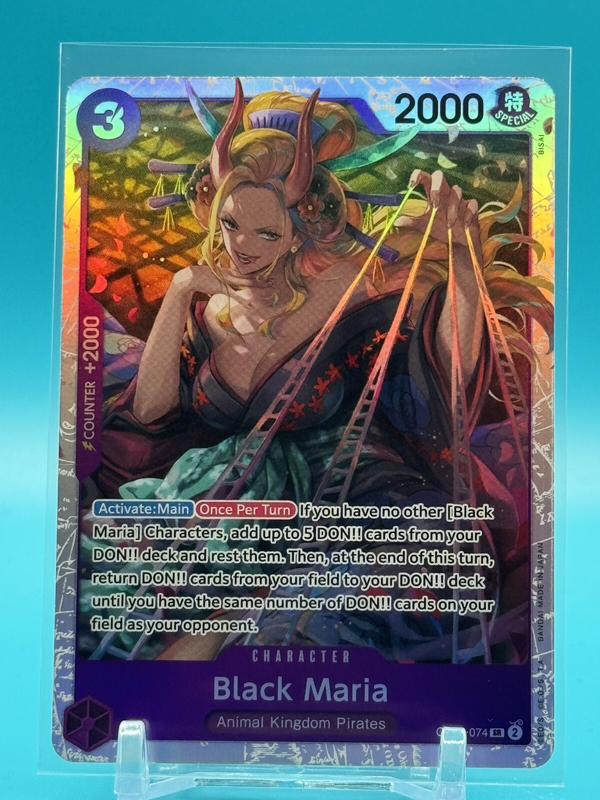 Black Maria OP08-074 SR - English - One Piece TCG - Two Legends - Mint