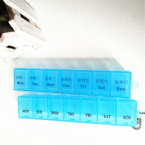 Large Weekly Daily Pill Box Organiser Medicine Tablet Storage Dispenser 7 Day ♢ - Picture 25 of 30
