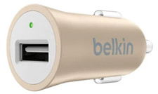 Belkin - Mix It Universal Car Charger w/ USB - 12W - F8M730btGLD - New in Box