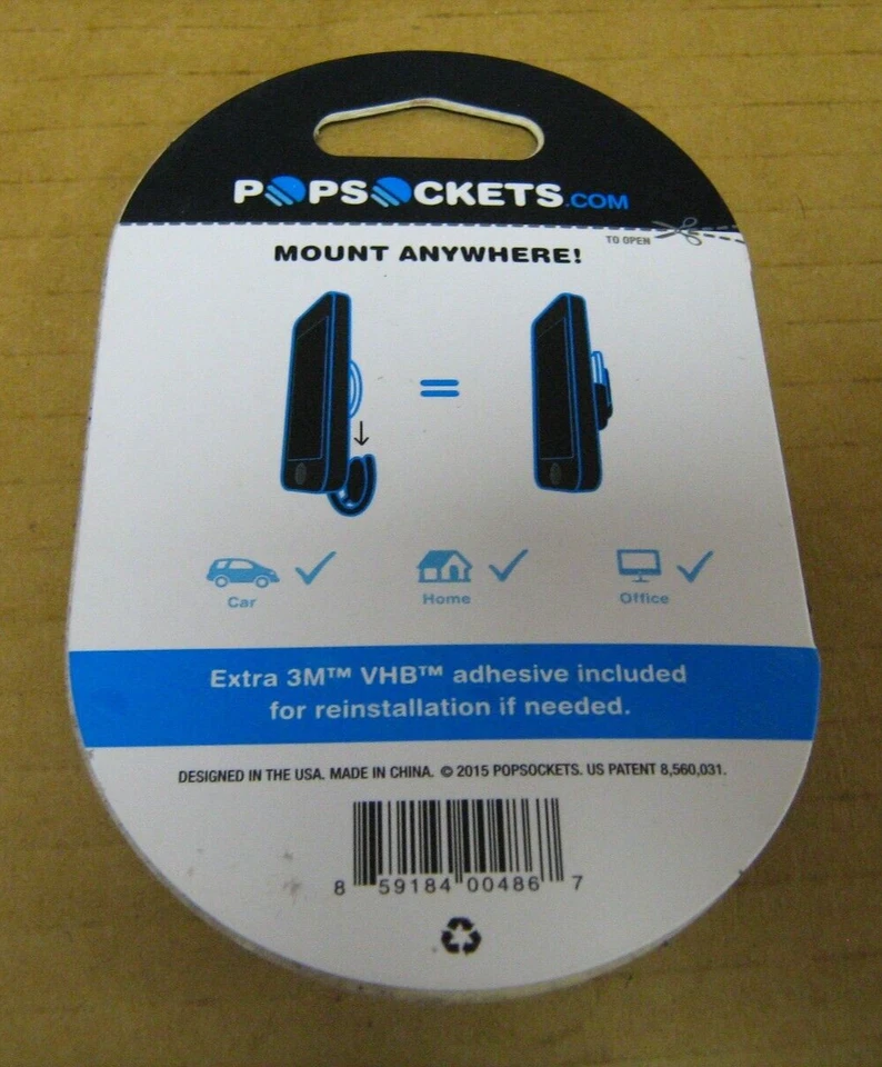 POPCLIP Mount for Popsocket's mobile phone holder system - Image 2 of 2