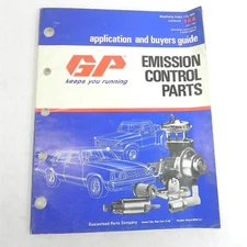 VINTAGE 1981 GP GUARANTEED PARTS COMPANY EMISSION CONTROL PARTS CATALOG 