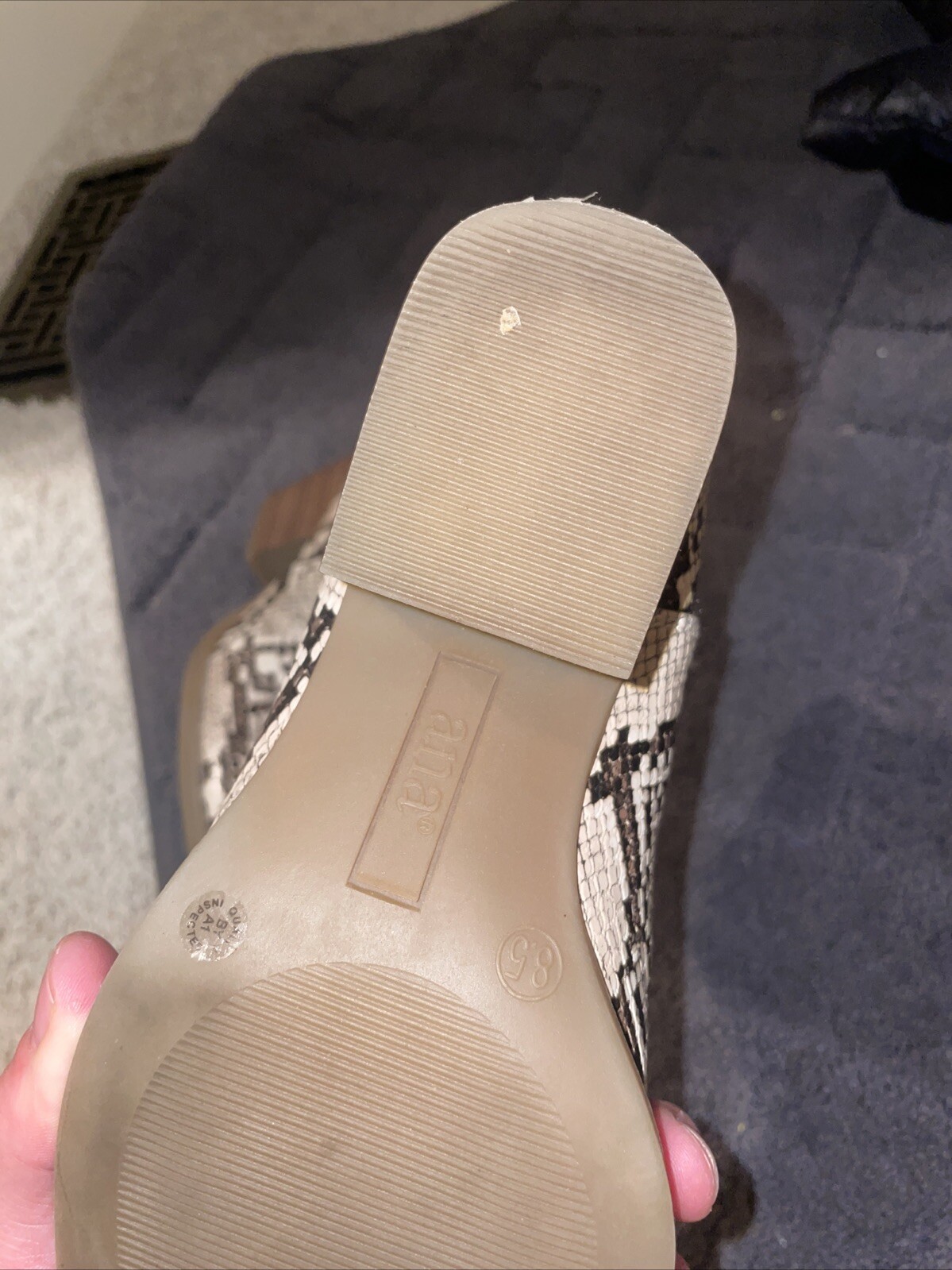 ana a new approach ankle boots f22653 8.5