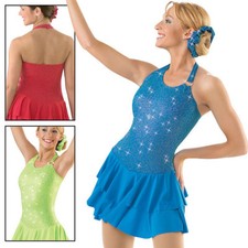 NEW Weissman "Wishin Hopin" Dance Costume Skate 4866 Child MA LA Lime Ballet