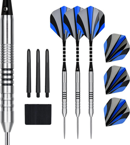 24G 90% Tungsten Professional Steel Tip Darts Set Point Protector