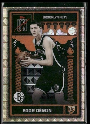 2026 Topps Signature Class Egor Demin #ODY-5 Odyssey RC SSP Nets B1322