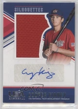 2018 USA Baseball Stars & Stripes Jerseys Blue Ink /199 Cooper Kinney Auto 10yf