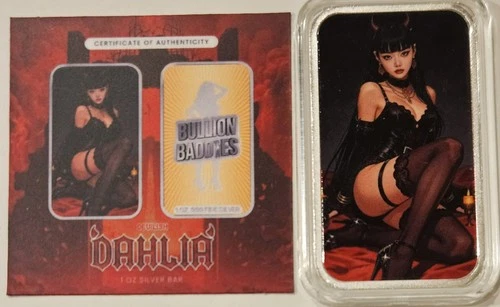 Bullion Baddies Devilish Dahlia Series 10 - Limited Edition Silver