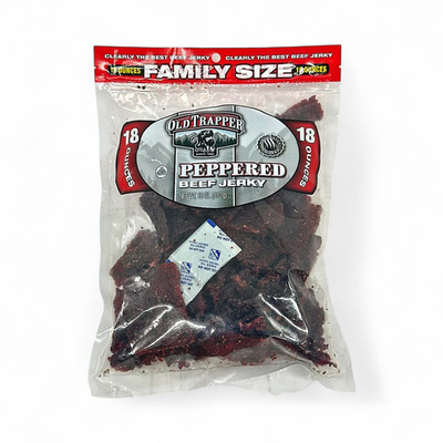 Old Trapper Family Size Peppered Beef Jerky 18oz