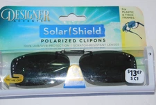 Womens Polarized Clip Ons Sunglasses For Plastic / Thick Frames S C1 52RecA