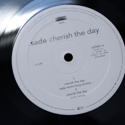 BEAUTIFUL SADE CHERISH THE DAY 12 INCH VINYL 1993 ORIGINAL