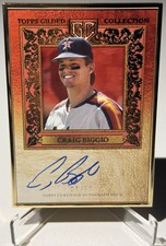 2025 Topps Gilded - Craig Biggio - Gold Framed Auto- Rose Gold- 1/50! 1st Print!