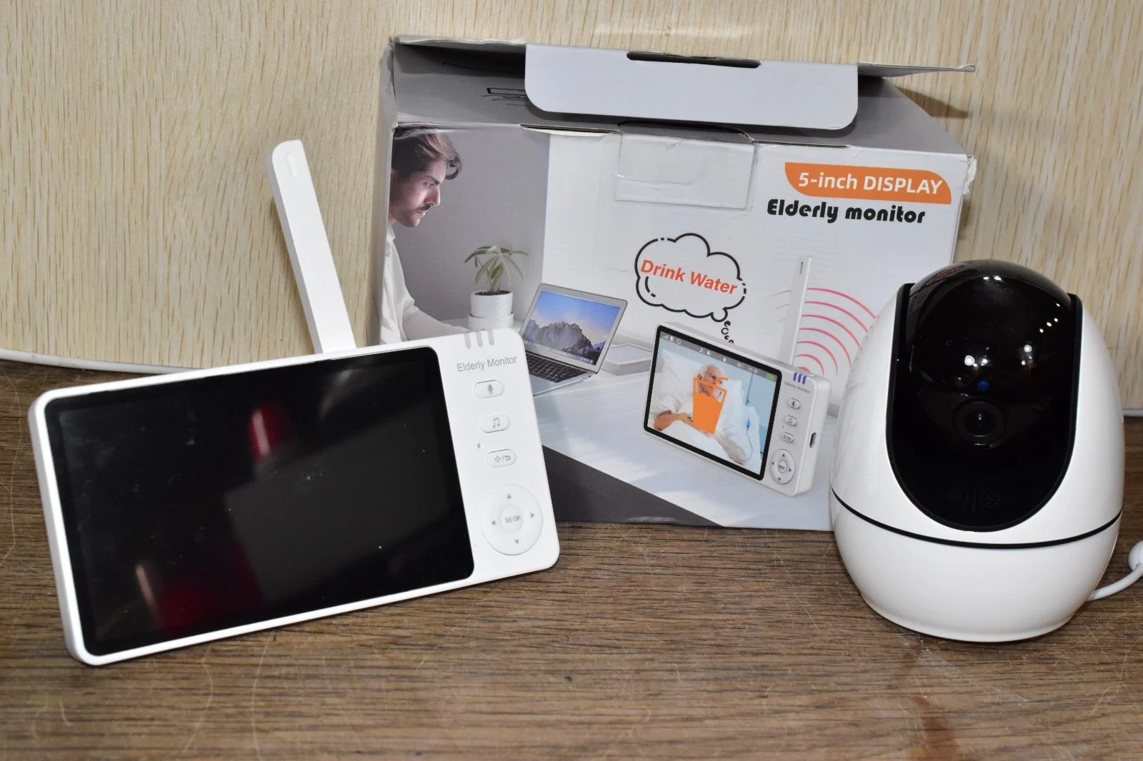 Elderly monitor 5 inch High definition screen Night vision two way talk And more