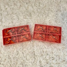 Gold Bow Place Card Holders Set of 8 Elegant Metal Ribbon Table Decor Wedding