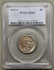 1935-S Buffalo Nickel PCGS MS65 5C