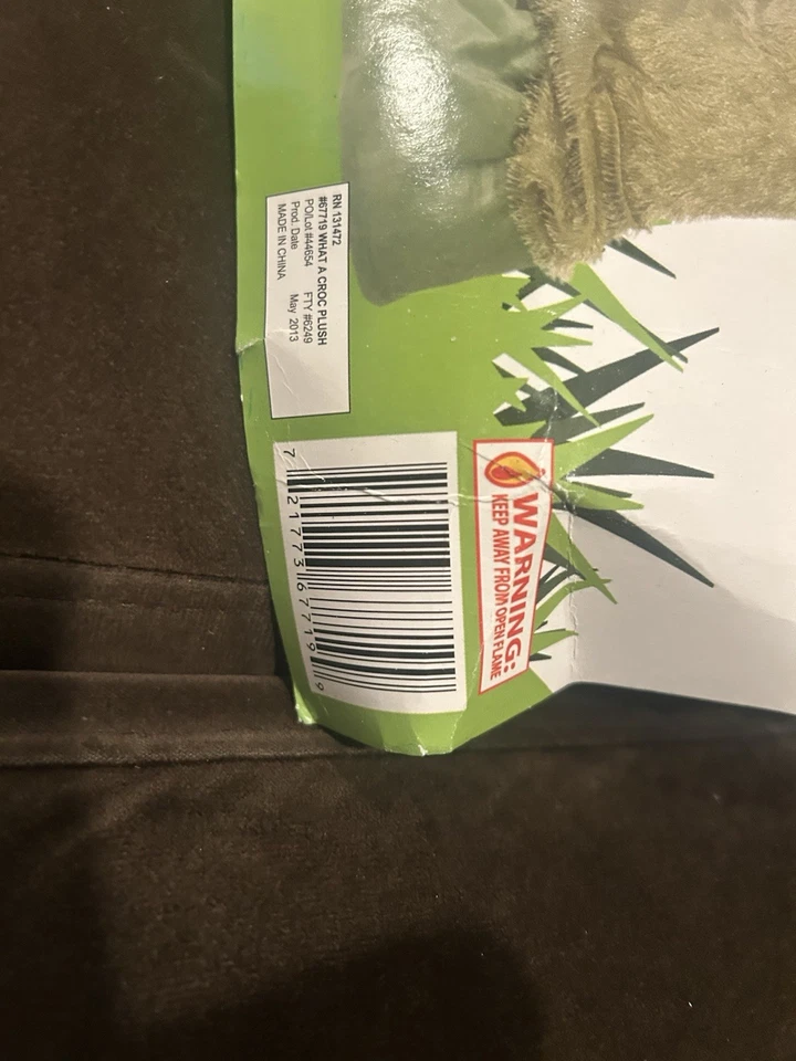 DELUXE PLUSH WHAT A CROC HALLOWEEN COSTUME CROCODILE  - Image 4 of 4