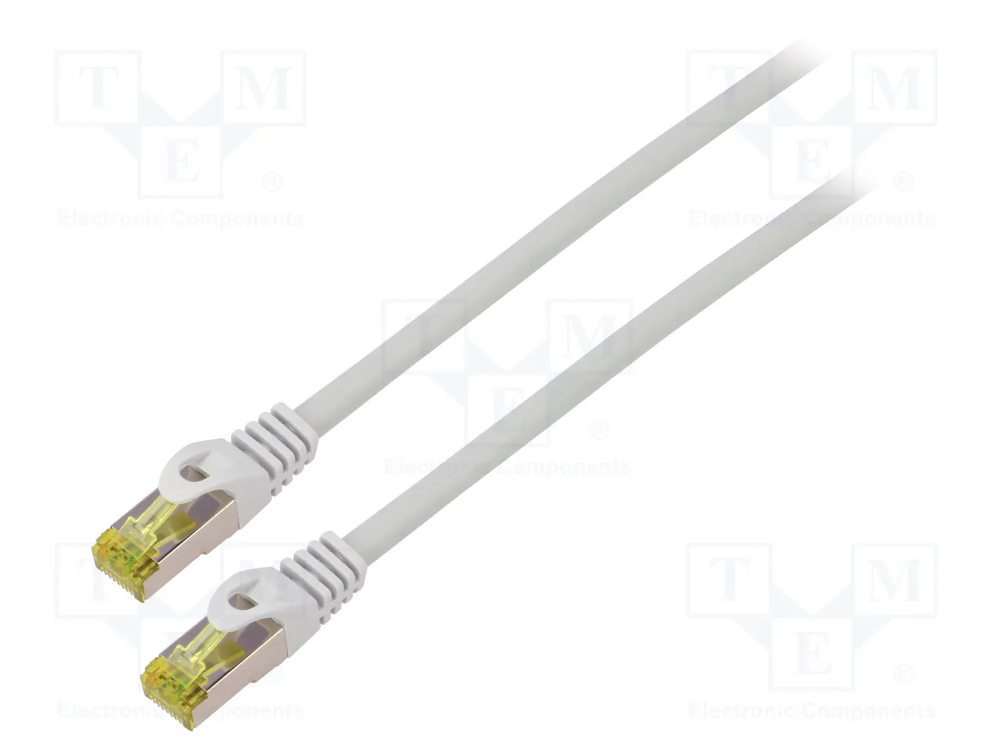 Grau Patchcord Lanberg S/Ftp Kat.6a 2M Lszh Cu Fluke Passed Szary - Bild 2