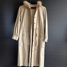 Trench-coat Yves Saint Laurent, beige, femme taille S