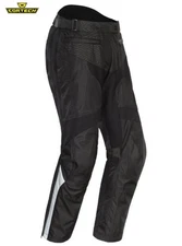 Cortech Women's Apex Air Vented Armored Waterproof Motorcycle Pants, Black- LG