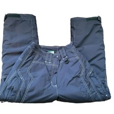 L.L. Bean Kids Snow Pants Size 12 Waterproof Nylon Insulated Navy Blue JJ3579