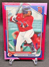 Johanfran Garcia 2024 Bowman Prospects 1st Fuchsia Rookie RC #290/299 Red Sox
