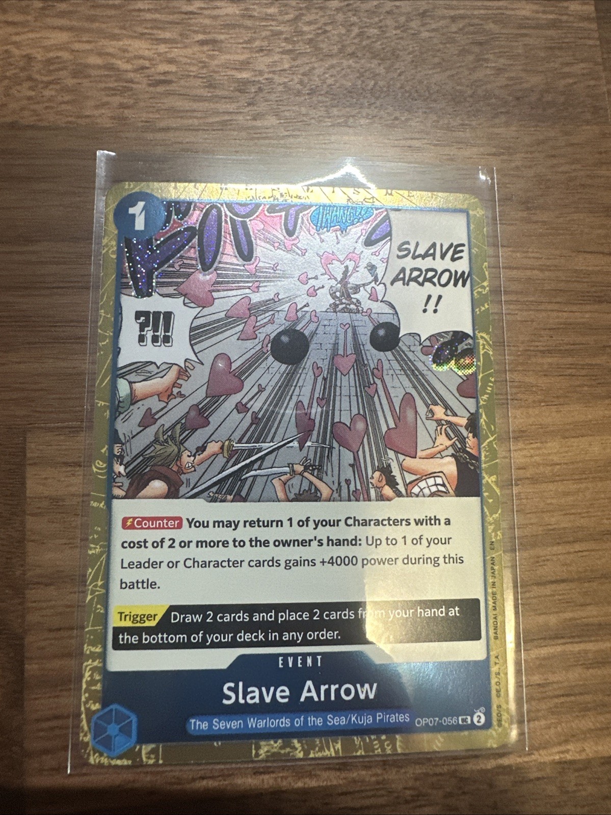Slave Arrow (Pirate Foil) OP07-056 Premium Booster -The Best- Vol. 2 Foil
